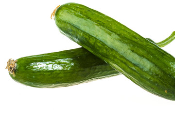 Cucumber isolated on white background