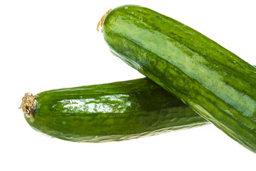 Cucumber isolated on white background