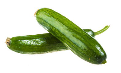 Cucumber isolated on white background