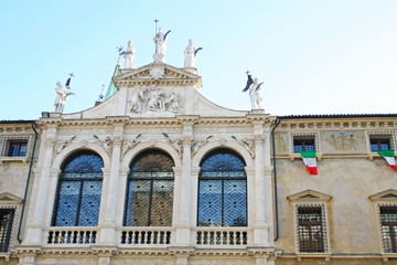 Fototapeta na wymiar Church of St Vincent Piazza dei Signori