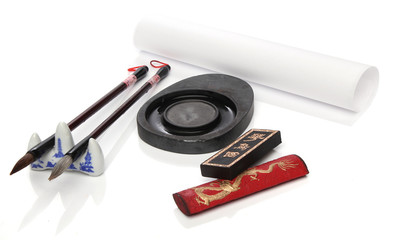 Japanese painting elements for sumie