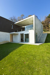 beautiful modern house, outdoor