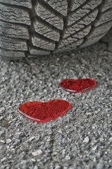 Heart and tire