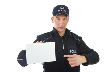 Polizei in Uniform
