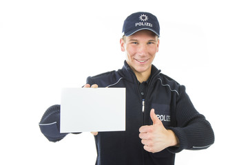 Polizei in Uniform