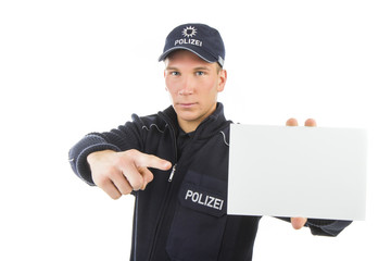 Polizei in Uniform