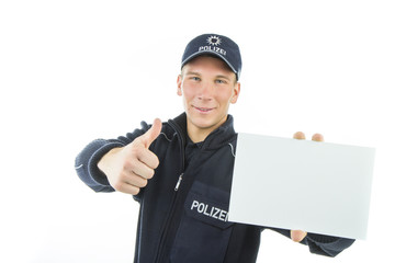 Polizei in Uniform
