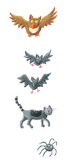 Hallowen animals