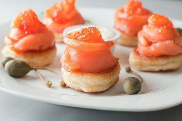 Salmon and Red Caviar