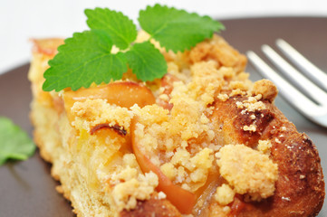 Apfelkuchen, Minze
