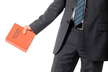 Anwalt mit den Deutschen Gesetzen