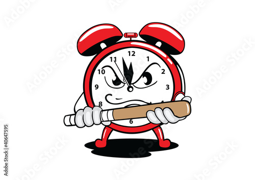 Alarm Clock Angry Stock Image And Royalty Free Vector Files On Pic 40647595