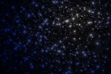 Fototapeta na wymiar Gwiazda na nocnym niebie