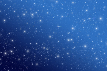 Star on sky night
