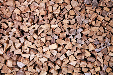 Piled firewood_Brennholz_Pappel_2