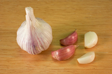 Garlic on Breadboard - 5