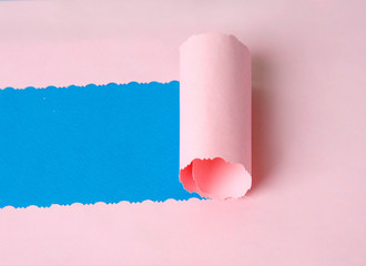 Torn color paper background with space for your text