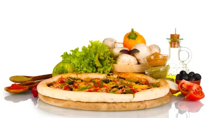 Fotobehang delicious pizza © Africa Studio