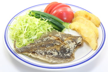 カレイのから揚げ