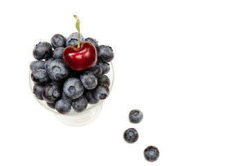 Cherry with Blueberries