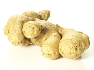 Ginger root, closeup