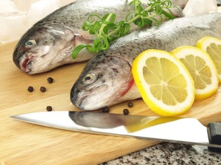Fresh trout