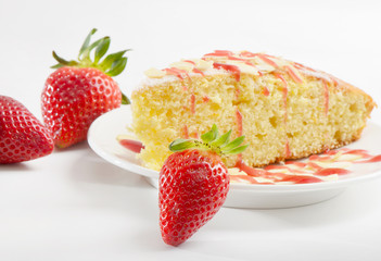 piece of fresh baked pie