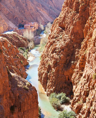 Canyon in Morocco