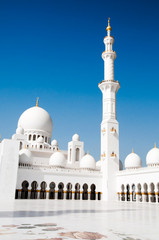 Sheikh Zayed mosque in Abu Dhabi