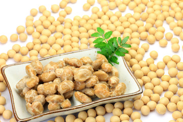 natto and soybean