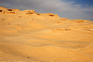 Sand dunes in Sahara