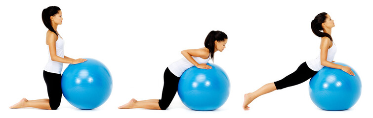 Pilates ball exercise