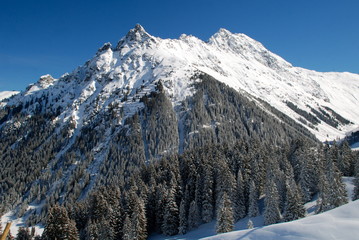 Paesaggio alpino, Vorarlberg, Austria