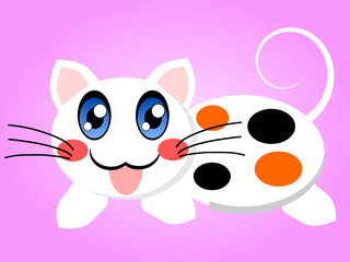 European tricolor cat