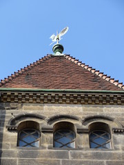 Fototapeta na wymiar Detail der Versöhnungskirche in Dresden