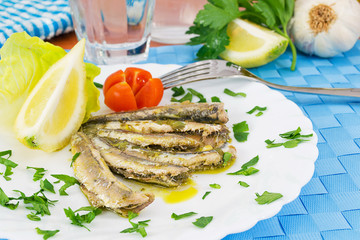 marinated anchovies