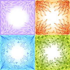 Set of 4 backgrounds