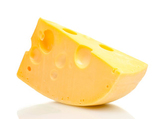 Сheese isolated on white