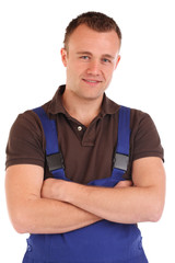 Obraz premium Mechaniker zufrieden