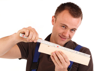 Handwerker bei der Arbeit