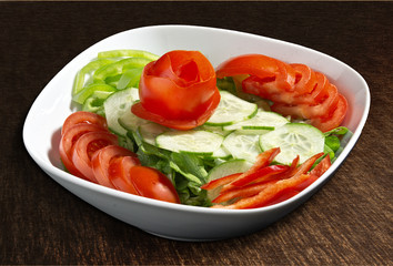 Assorted seasoned salad