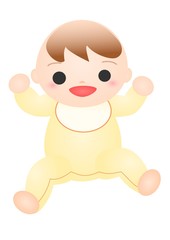 笑っている赤ちゃん