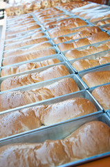 fresh bread in a supermarket