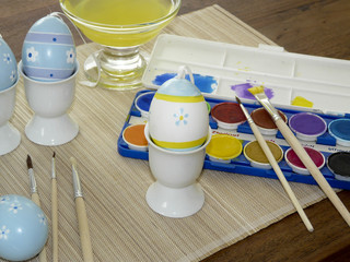 Osterei fertig bemalt