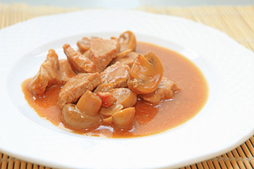 Geschnetzeltes mit Pilzen