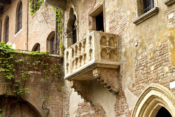 Balkon von Romeo und Julia - obrazy, fototapety, plakaty
