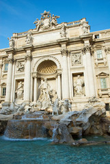 RomeTheTrevi Fountain, one of the most famous in the world