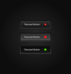 Textured vector web buttons