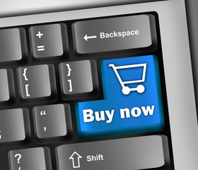 Keyboard Illustration "Buy Now"