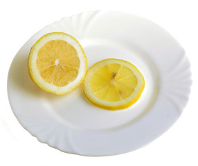 Limon on a plate